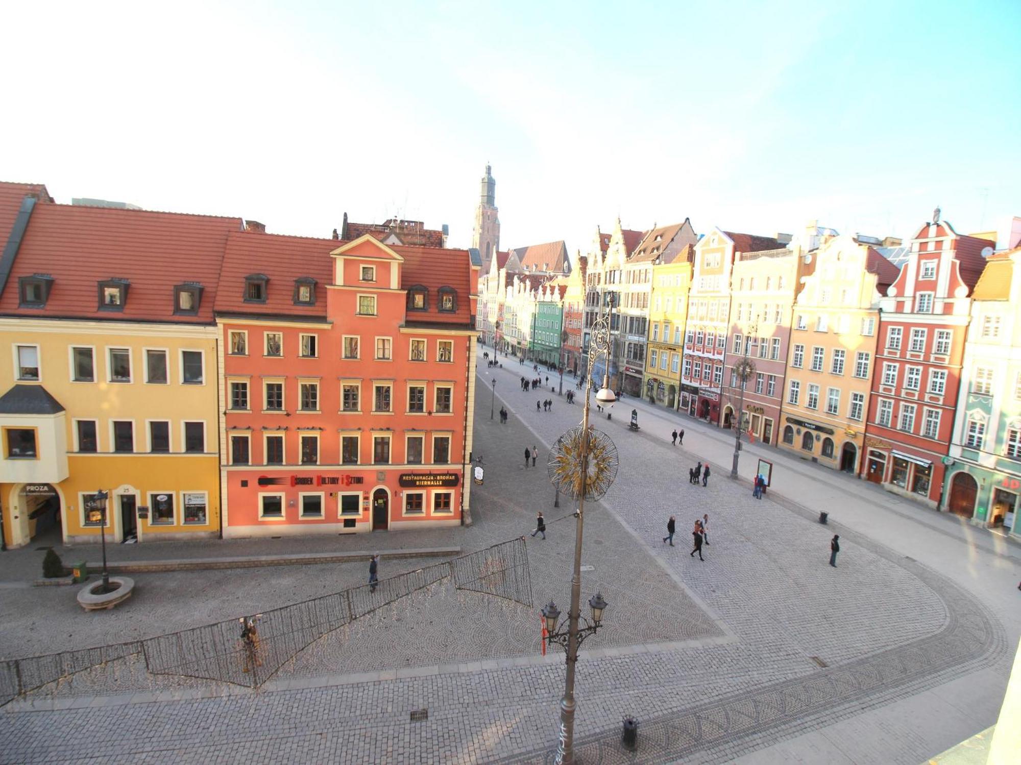 Appartamento Happyestate Ul Rynek Old Town Breslavia Esterno foto